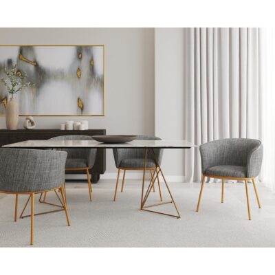 Alternative view of Calais Hand-Tufted Rug - Oatmeal / Grey - 10' X 14'