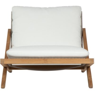 Alternative view of Bari Lounge Chair - Natural - Stinson White
