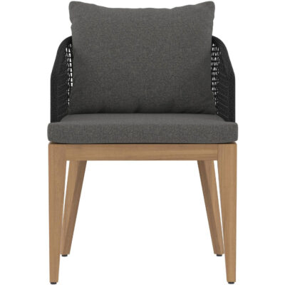 Alternative view of Capri Dining Armchair - Natural - Gracebay Grey