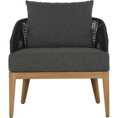 Alternative view of Capri Lounge Chair - Natural - Gracebay Grey