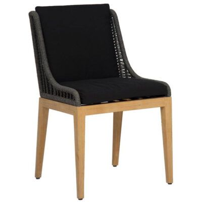 Sorrento Dining Chair - Natural - Regency Black