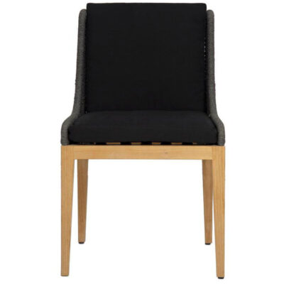 Alternative view of Sorrento Dining Chair - Natural - Regency Black