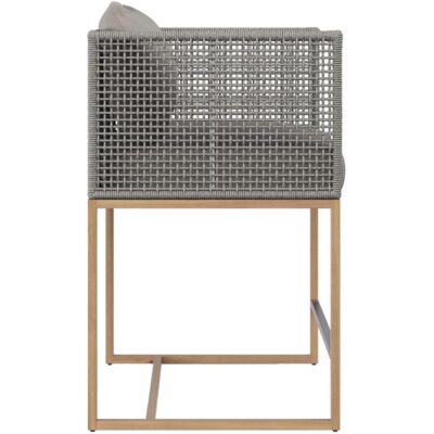 Alternative view of Crete Counter Stool - Natural - Palazzo Taupe