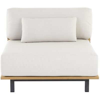 Alternative view of Geneve Modular - Armless Chair - Palazzo Cream