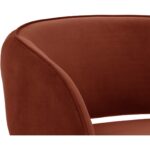 Rosalia Lounge Chair - Meg Rust - Image 7