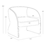 Rosalia Lounge Chair - Meg Rust - Image 9
