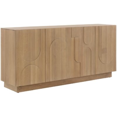 Alternative view of Cove Sideboard - Rustic Oak