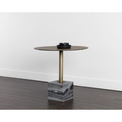 Kata Bistro Table - Grey Marble - 32"