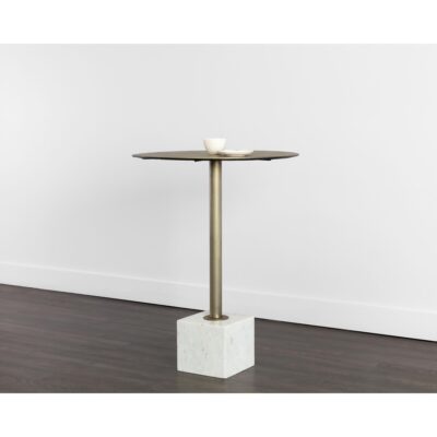 Kata Bar Table - White Marble