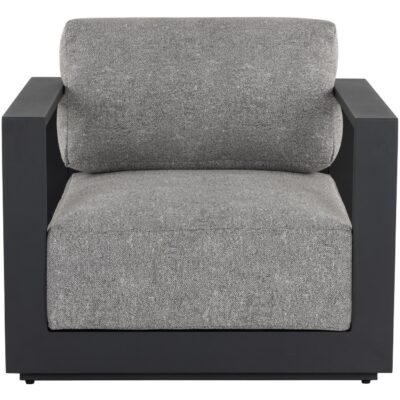 Alternative view of Tavira Armchair - Charcoal - Lanikai Salt And Pepper