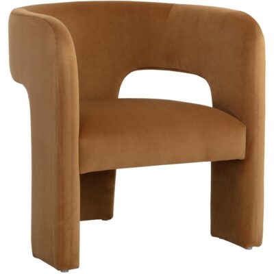 Isidore Lounge Chair - Meg Gold