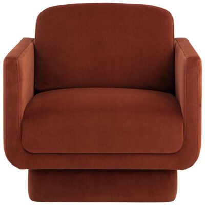 Alternative view of Everton Lounge Chair - Meg Rust