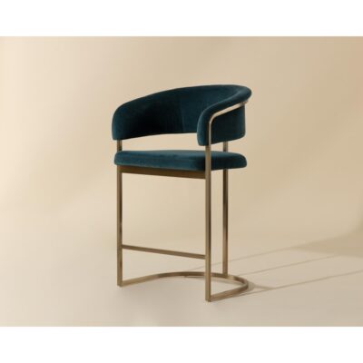 Marris Counter Stool - Gold - Danny Teal
