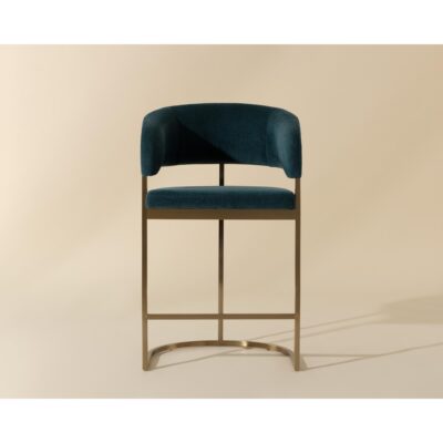 Alternative view of Marris Counter Stool - Gold - Danny Teal