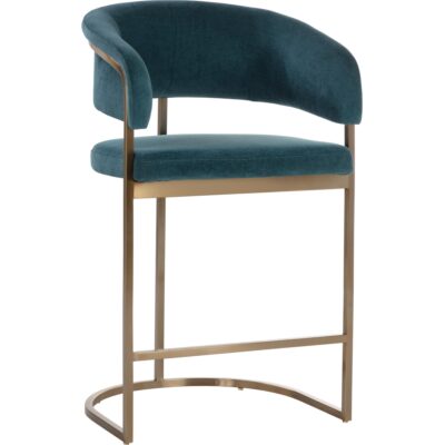 Marris Counter Stool - Gold - Danny Teal