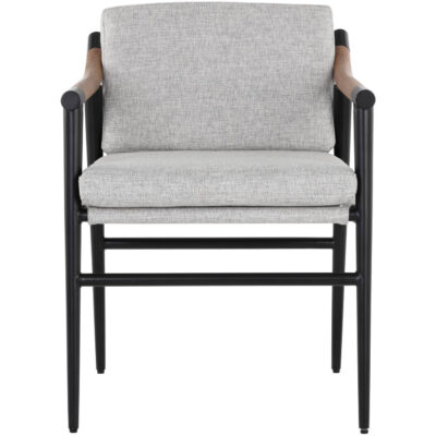 Alternative view of Meadow Dining Armchair - Vault Fog