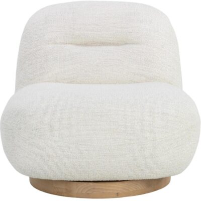 Alternative view of Franze Swivel Lounge Chair - Merino Pearl