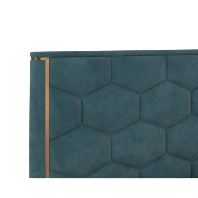 Alternative view of Alisha Bed - King - Meg Dusty Teal