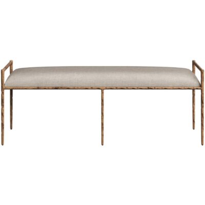 Alternative view of Esai Bench - Zenith Taupe Grey