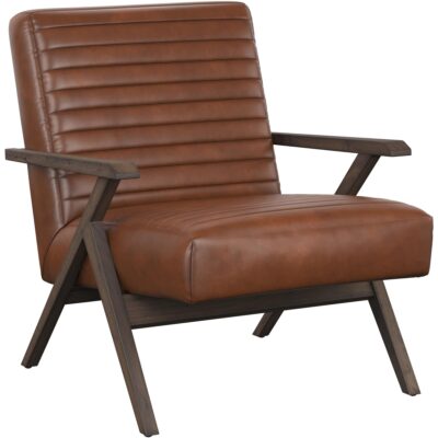 Peyton Lounge Chair - Bravo Cognac