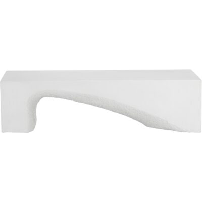 Alternative view of Soma Bench - White