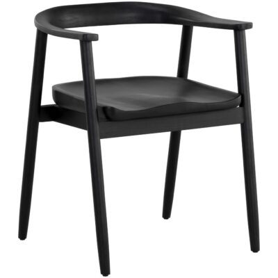 Jeremy Dining Armchair - Black