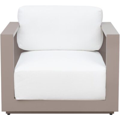 Alternative view of Tavira Armchair - Greige - Stinson White