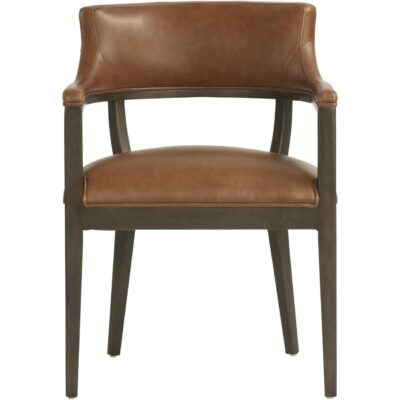 Alternative view of Brylea Dining Armchair - Brown - Shalimar Tobacco Leather