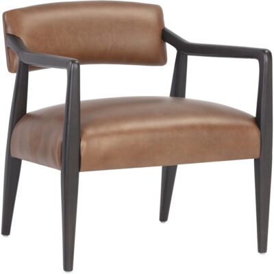 Keagan Lounge Chair - Shalimar Tobacco Leather