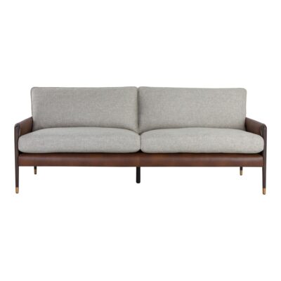 Alternative view of Mauti Sofa - Brown - Vault Fog / Bravo Cognac