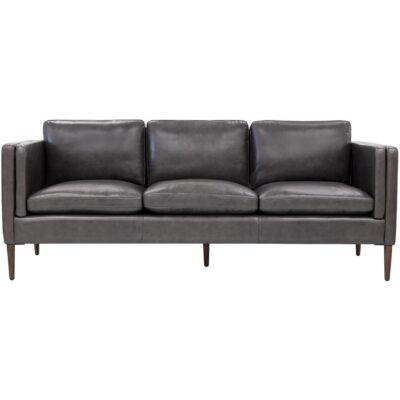 Alternative view of Richmond Sofa - Brentwood Charcoal Leather