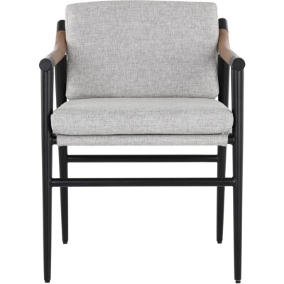 Alternative view of Meadow Dining Armchair - Vault Fog
