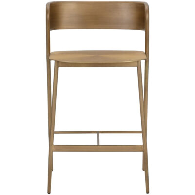 Alternative view of Keanu Counter Stool - Antique Gold