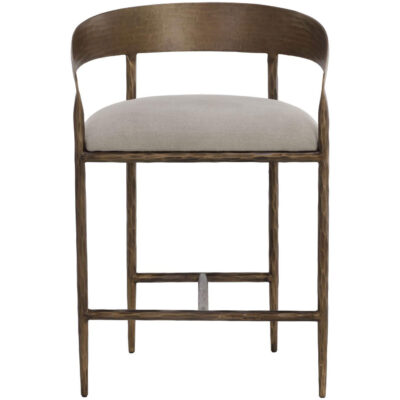 Alternative view of Zanatta Counter Stool - Zenith Taupe Grey