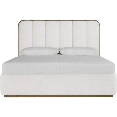 Alternative view of Jamille Bed - King - Eclipse White