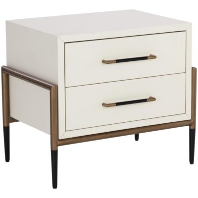 Alternative view of Weldrick Nightstand - Oyster