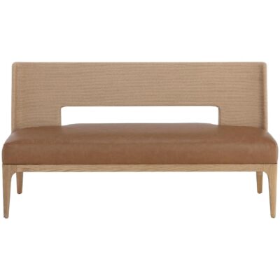 Alternative view of Brocco Banquette - Milliken Cognac