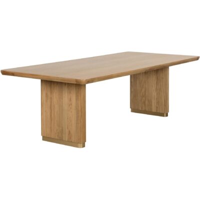 Alternative view of Kalla Dining Table - Rectangular - Rustic Oak - 96"