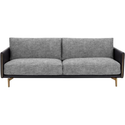Alternative view of Ashi Sofa - Nash Zebra / Coal Black