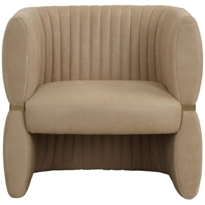 Alternative view of Tryor Lounge Chair - Sahara Sand Leather