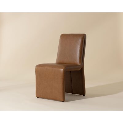 Cascata Dining Chair - Marseille Camel Leather