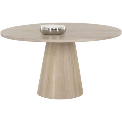 Elina Dining Table - Round - Light Oak - 54"