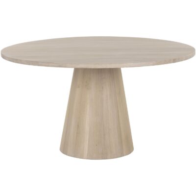 Alternative view of Elina Dining Table - Round - Light Oak - 54"