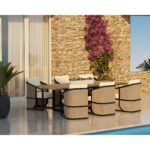 Palermo Dining Chair - Charcoal - Stinson Cream - Image 10