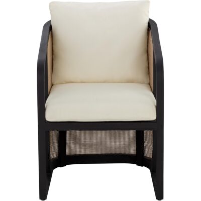 Alternative view of Palermo Dining Chair - Charcoal - Stinson Cream