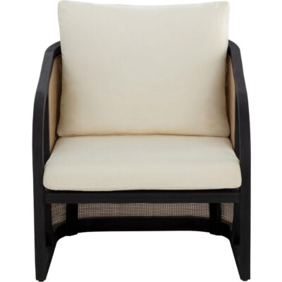 Alternative view of Palermo Lounge Chair - Charcoal - Stinson Cream