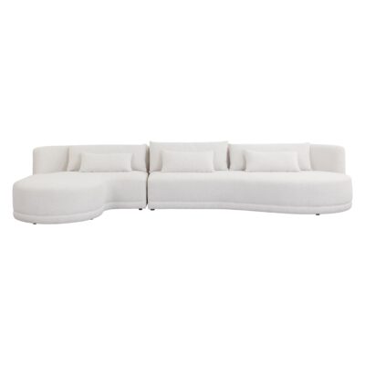 Alternative view of Laken Sofa Chaise - Laf - Copenhagen White