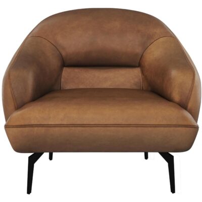 Alternative view of Armani Armchair - Cognac Leather