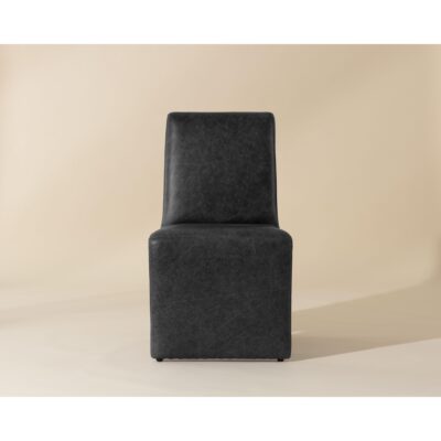 Alternative view of Cascata Dining Chair - Marseille Black Leather