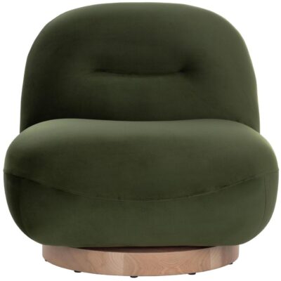 Alternative view of Franze Swivel Lounge Chair - Moss Green
